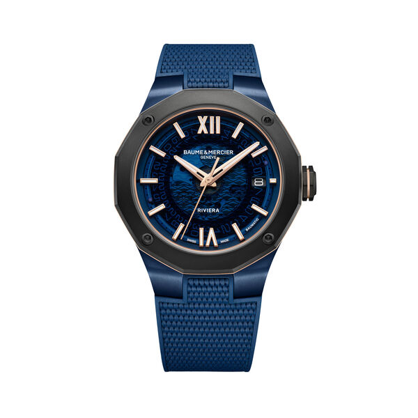 Riviera 42 mm automatique en acier inoxydable avec PVD et titane